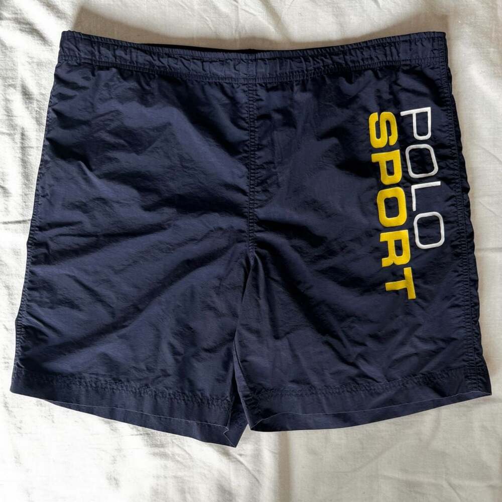 Polo Sport Ralph Lauren Men's Navy Swim Trunks Size Large